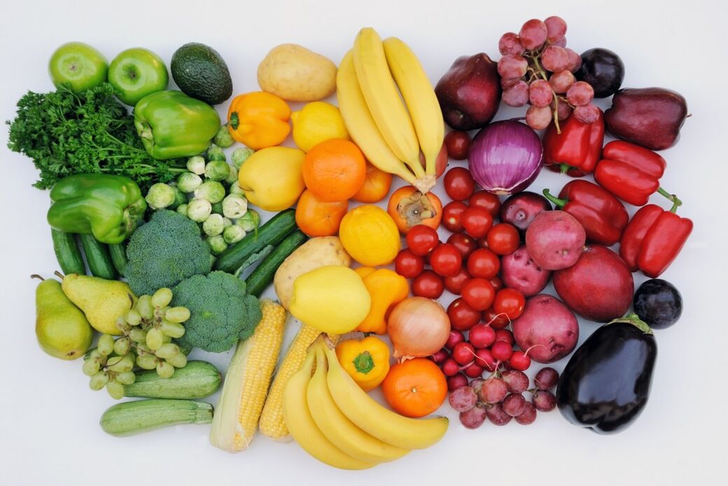 Vegetais e frutas